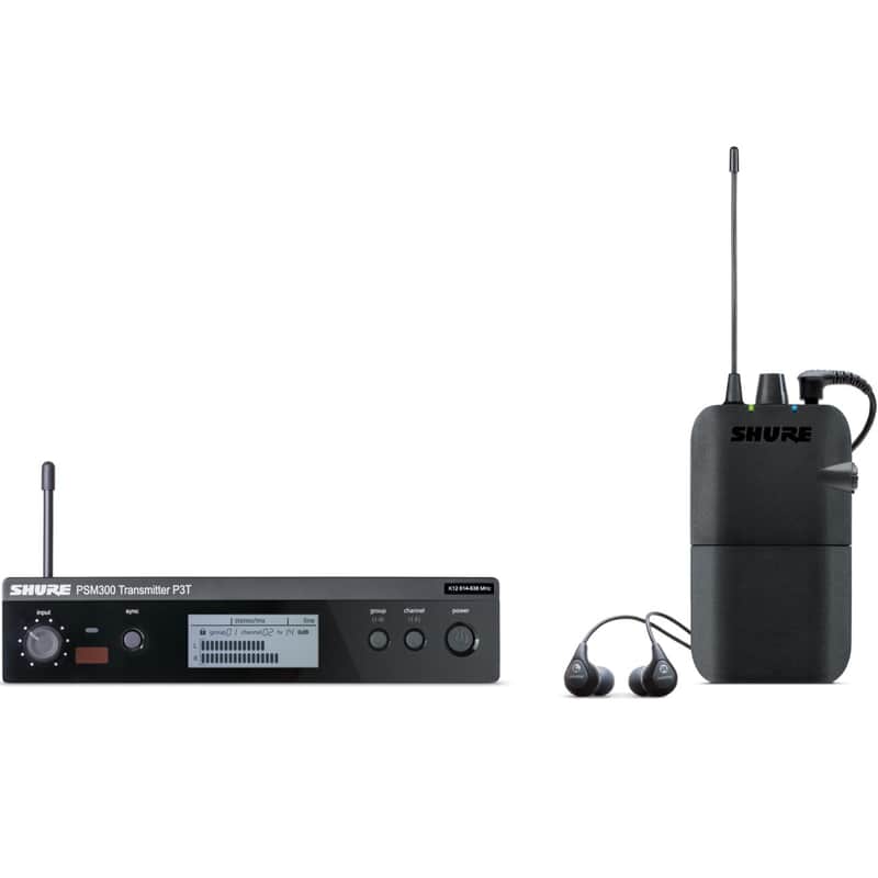 *DEMO* Shure PSM300 Wireless System With SE112-GR Earphones image 1