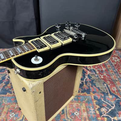 Greco Les Paul Custom Model EG600P Peter Frampton Black Beauty MIJ Fujigen - 1977 image 17