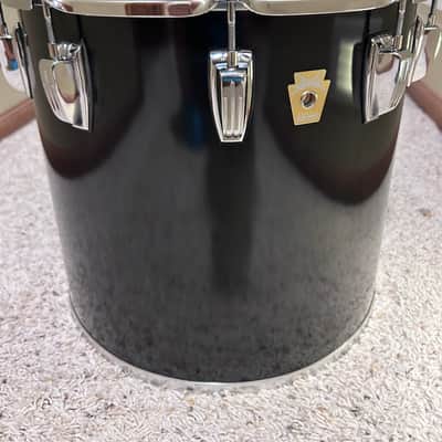 Ludwig Concert Toms 15” and 13” with Ludwig Double-Tom Stand - Black Cortex Finish image 20