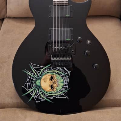 ESP LTD KH-3 Kirk Hammett Signature Spider - Black with Spider Graphic image 1