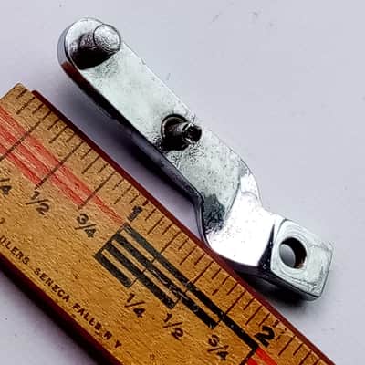 Slingerland 3Point Throw-Off/Strainer Lever Arm Part Chrome Radio King Vintage50 image 2
