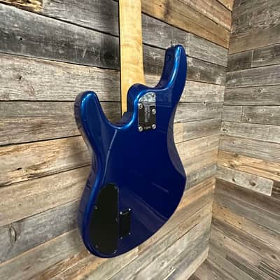 Ernie Ball Music Man Sterling 4 H with Maple Neck & Rosewood Fretboard 2005 Blue Pearl image 9