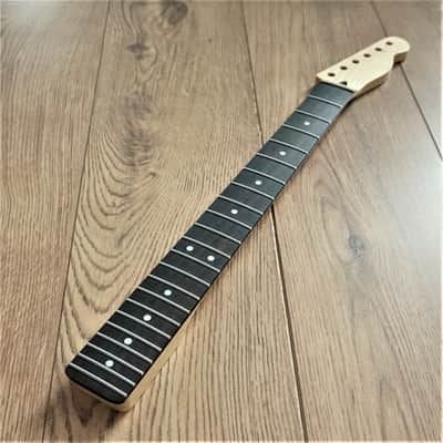 Telecaster Compatible Rosewood and Maple Neck 22 Fret Jumbo Satin image 2