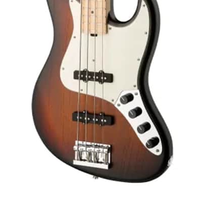 Sadowsky MetroLine 21-Fret Vintage J/J Bass-Swamp Ash Body-4 String-Almond Sunburst Transparent Satin image 4