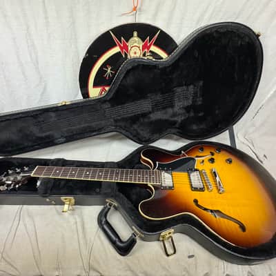 Heritage H-535 h535 Semi-Hollowbody Guitar with Case 2021 - Original Sunburst image 1