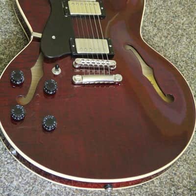 left handed heritage H-535 2017 merlot image 8