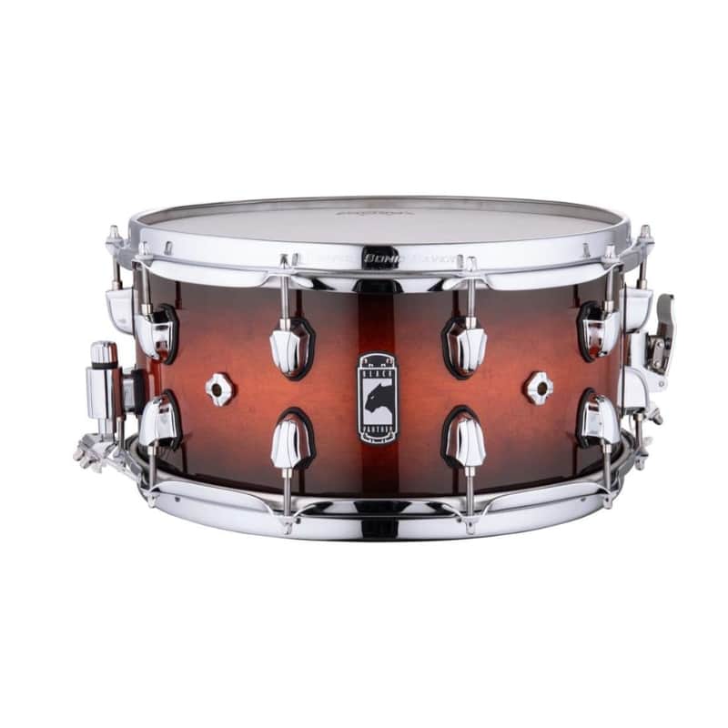 Mapex Black Panther 14x7 Solidus Snare Drum Red Black Burst image 1
