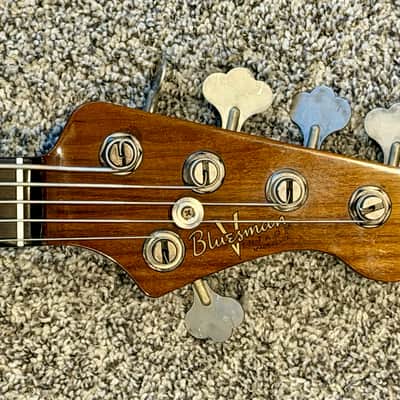 2025 Bluesman Vintage 2T5 5-string Bass Guitar - Translucent Cobalt Blue | 8.9lb image 7