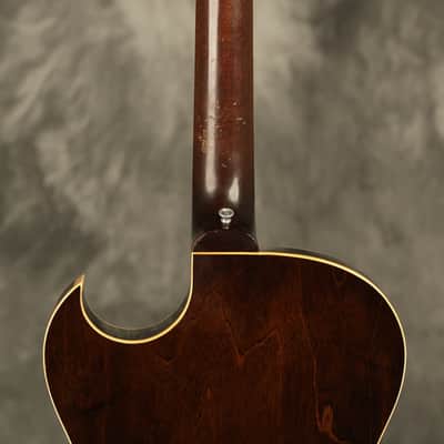 1956 Gibson ES-225 T Sunburst with original Brown hardshell case image 20