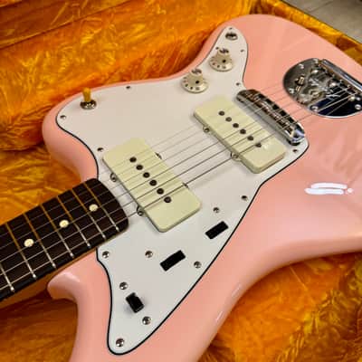 Fender Custom Vintera II 50s Jazzmaster Shell Pink Rosewood MAJOR American UPGRADES G&G Rolled Edges USA Bone Nut image 6