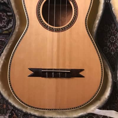 Requinto Jarocho 4-String veracruz guitar,  spruce top mahongany w/ hard shell case, Candelas / Degado ?, Guitarra de son image 1