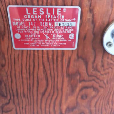 Hammond organ with Leslie organ speaker Model B3, Model 147 Hammond 1962, Leslie 1966 - H. Ser.#86896 L. Ser.#H60535 once owned by Dianne Ross's pianist image 4