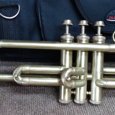 Professor Romeo Orsi Vintage c1950s Brushed Brass Professional Trumpet In Excellent Condition image 4