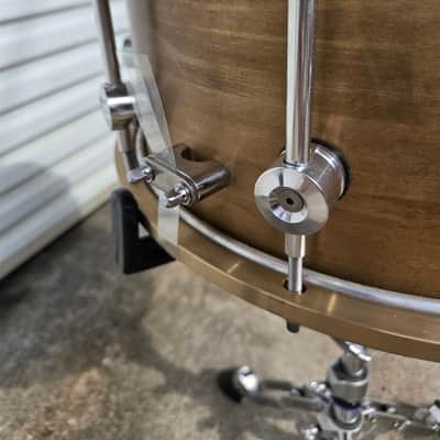 Oriollo Tiger 80 Bell Bronze Custom 14x8 Snare Drum W/ Duluth Hoops & Enduro Case (C017-23) image 6