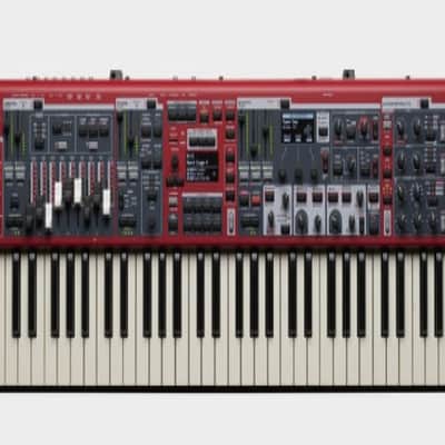 Nord Stage 4 SW73 Compact 73-Key Semi-Weighted Digital Piano 2023 - Present - Red