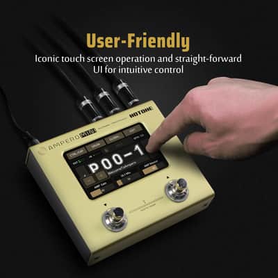 Hotone Ampero Mini MP-50 Guitar Bass Amp Modeling IR Cabinets Simulation Multi Language Multi-Effects with Expression Pedal Stereo OTG USB Audio Interface (U.S. domestic inventory) image 5