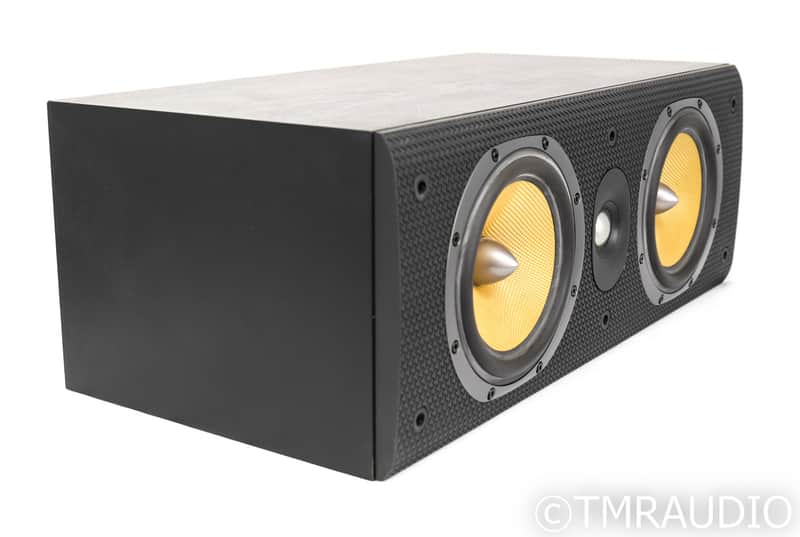 B&W LCR600 S3 Center Channel Speaker; LCR-600; Series 3; Black Ash