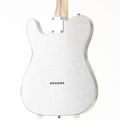 FENDER MEXICO Artist Series Brad Paisley Road Worn Telecaster SLV SPKL [MX17904894] (08/19) image 5