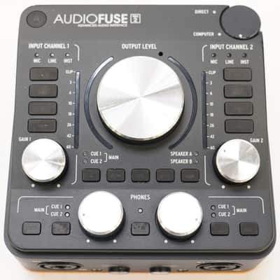 Arturia AudioFuse Rev2 Compact, Versatile Audio Interface with DiscretePRO Microphone, Top-Notch AD/DA Converters and Four Analog Inputs, Outputs image 1