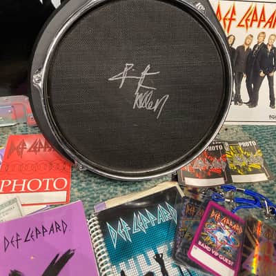 Hart Dynamics - Rick Allen's Def Leppard, 10" Hart AcuPad Trigger Pad (RA #2077) AUTOGRAPHED HEAD! - Gold image 9