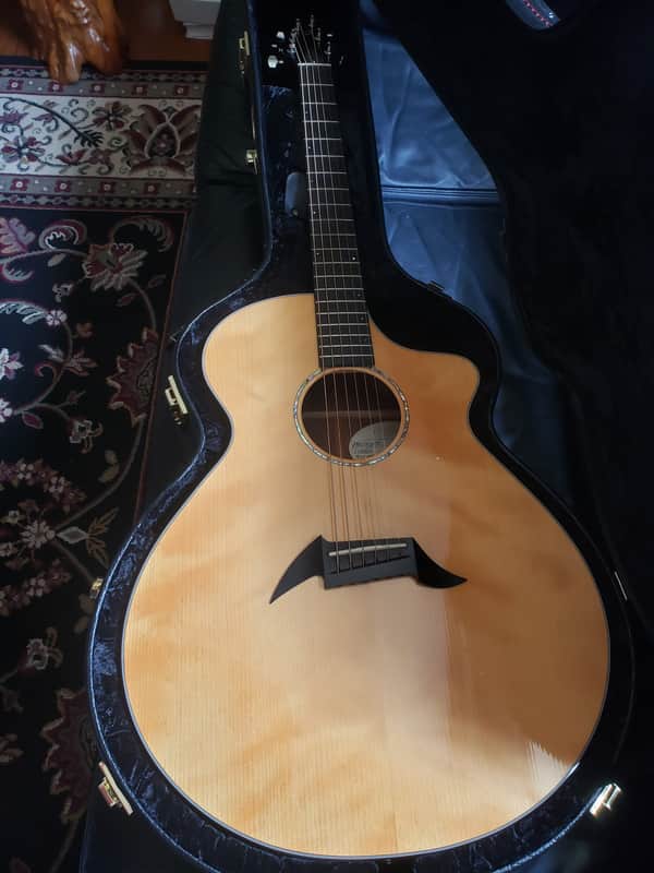 Breedlove Custom Shop Series SJ25 Custom [A/E] | Port Orford Cedar and Figured & Flamed Walnut | Signed Jayson Bowerman image 1