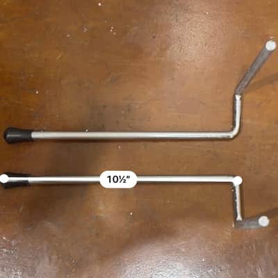 Vintage 1960-1970s 3/8” (9.5mm) Gull Wing Bass Drum Spur Pair image 7