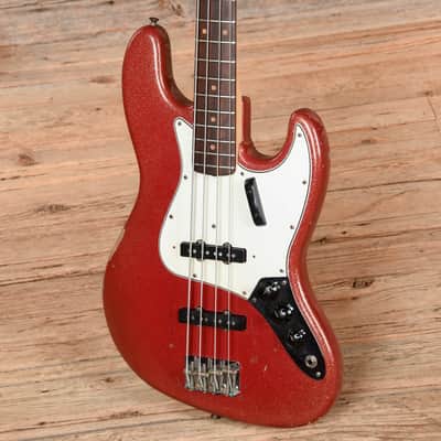 Fender Jazz Bass Red Sparkle Refin 1964 image 2