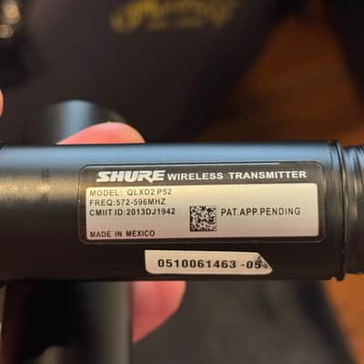 Shure QLXD24 / Beta58A-P52 572-596MHz  2010s - Black image 6