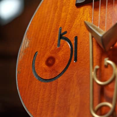 Gretsch Custom Shop Chad Henrichsen G6121-CS P90 Relic Vintage Orange #UC24053723 image 22