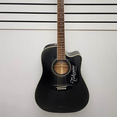 Takamine EG-334 BC Black Gloss Acoustic Electric Guitar image 1