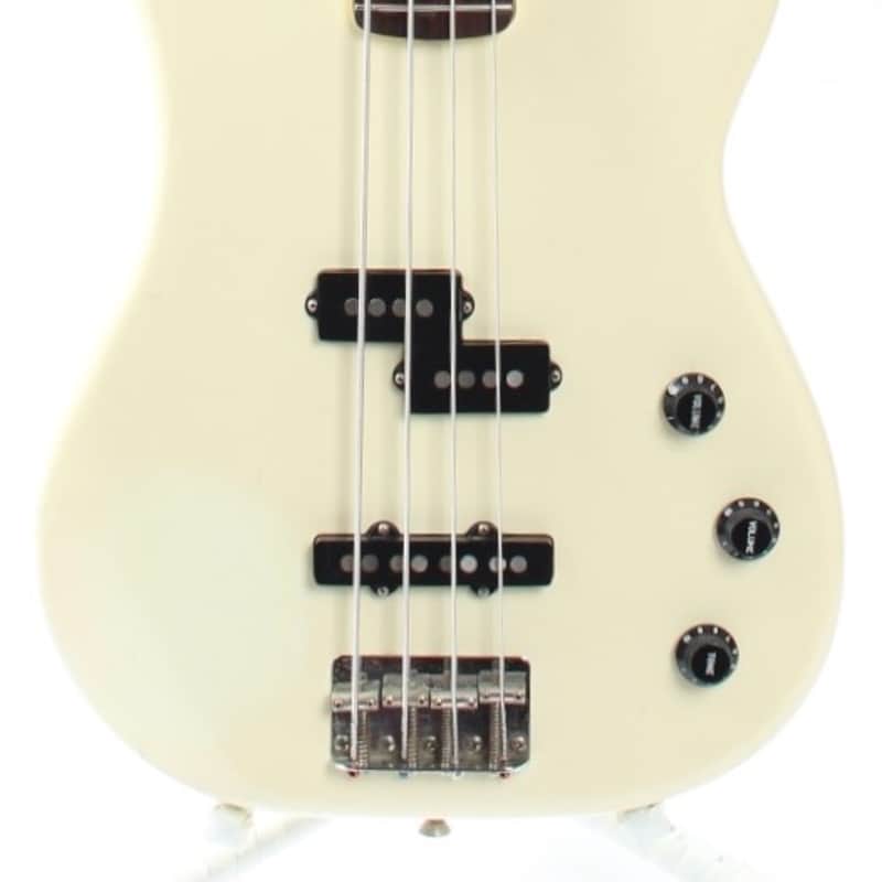 1984 Squier Precision Jazz Bass PJ-555 olympic white