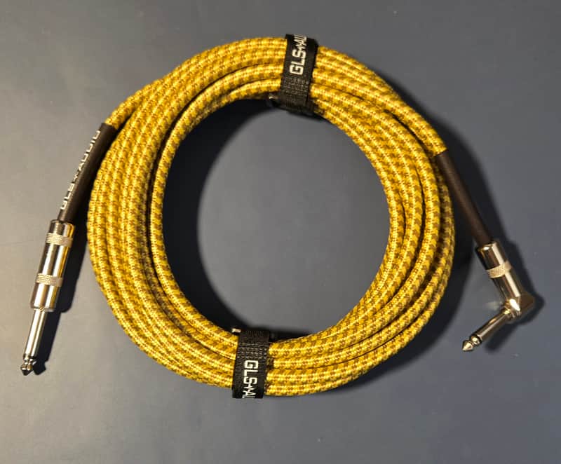 Instrument cables 1/4 inch TS, Male-to-Male, GLS Audio, Pig Hog, Spectraflex image 1