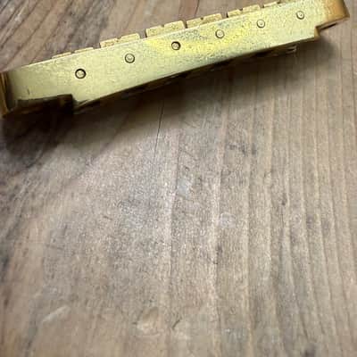 Vintage 1980’s Gibson Les Paul Gold Bridge and Tailpiece image 2