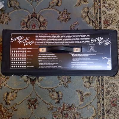Fender Super-Sonic 100 2-Channel 100-Watt Guitar Amp Head 2011 - Black image 14