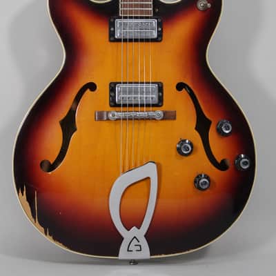 1966 Guild Starfire IV Sunburst Finish Vintage Electric Guitar w/OHSC image 2