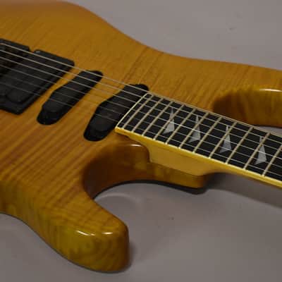 1991 Hamer USA Chaparral Elite Flame Maple Natural w/HSC image 8