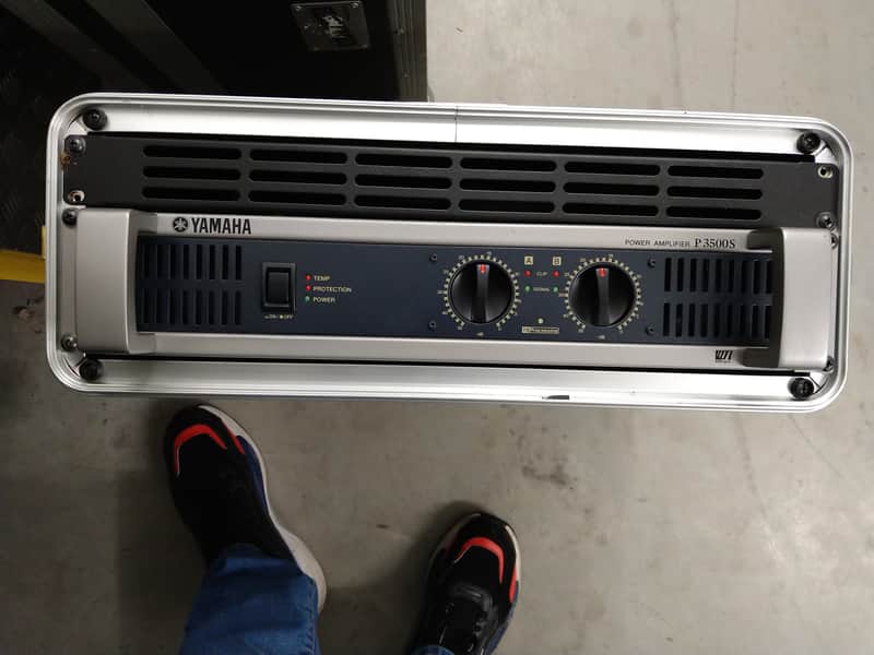 Yamaha P3500S Power Amp 2010s - Blue / Silver image 1