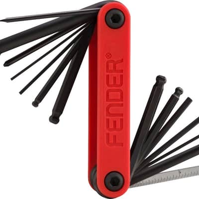 Genuine Fender 14-in-1 Guitar/Bass Multi-Tool Maintenance 099-0654-020
