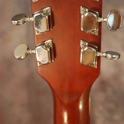 Sigma Martin GCS-6 Flattop Acoustic Guitar X braced Solid Top original Case 1974 Blond image 5