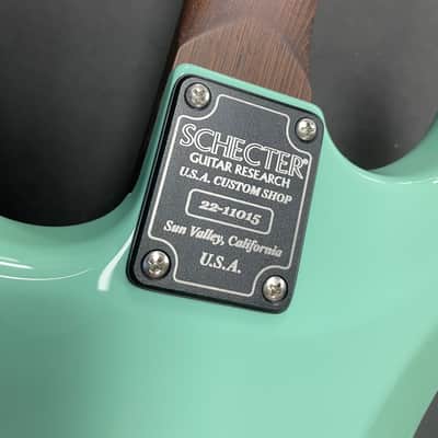 Schecter Nick Johnston USA Signature- Atomic Green image 6