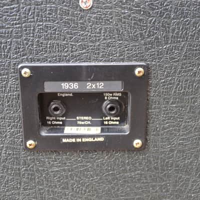 Marshall JCM 900 Lead Series Model 1936 2x12 Cabinet (2001) - Black image 8