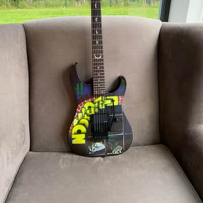 ESP LTD KH-Nosferatu Kirk Hammett Signature 2016 - Black with Nosferatu Graphic image 6