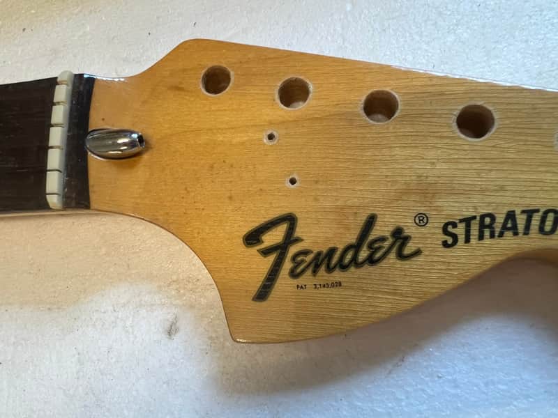 Fender Strat 3 bolt rosewood neck early 70s 1970s image 1