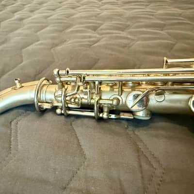 Conn NWII 4M Curved Soprano Silver Deco Engraving Very Rare Overhauled Beautiful image 18