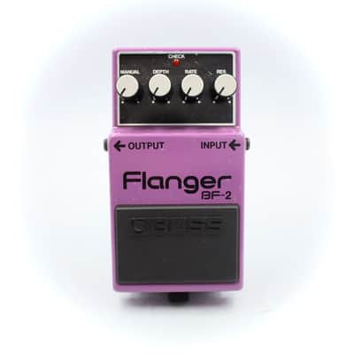 Boss BF-2 Flanger 1999 Made in Taiwan Gray Label PSA Guitar Effect Pedal IM71982 image 2