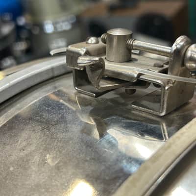 Kent 5X14" Student Model snare drum (TDG-SD-4166) 60's - Nickel Plated image 11