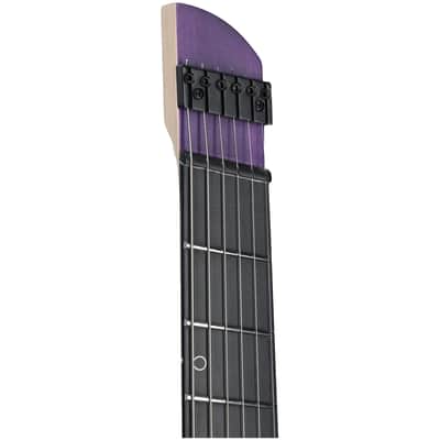 Legator G6FSS Ghost 6 Super Shred Electric Guitar, Purple Flame Maple image 7