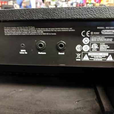 Marshall MG100FX Head 100w Guitar Amp Head, EFX, 4 Channels, Aux In, FX Loop image 11