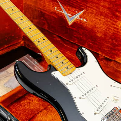 2018 Fender Custom Shop Jimi Hendrix Voodoo Child Stratocaster Black w/ COA, OHSC - Hendrix Dream Machine image 7