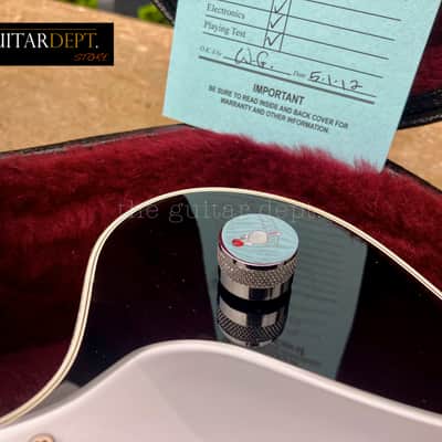 ♚AMAZING♚RARE♚ 2012 GRETSCH G-6136 SILVER FALCON ♚ Real Mother Pearl ! ♚ FULL 2.75" Depth! image 11